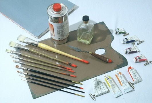 Materiales necesarios para pintar al óleo