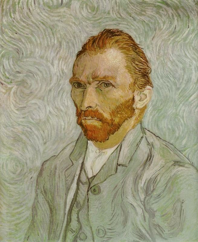 Autoretrato setiembre de 1889 Van Gogh 1889