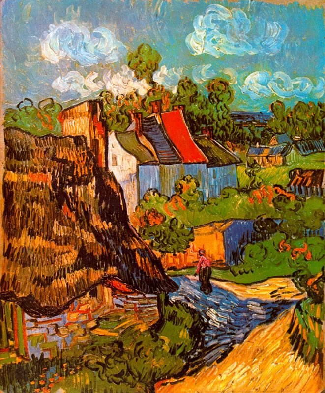Casas en Auvers Van Gogh 1890