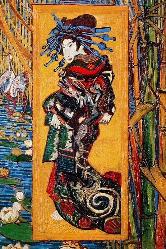 Japoneria Oiran Van Gogh 1887