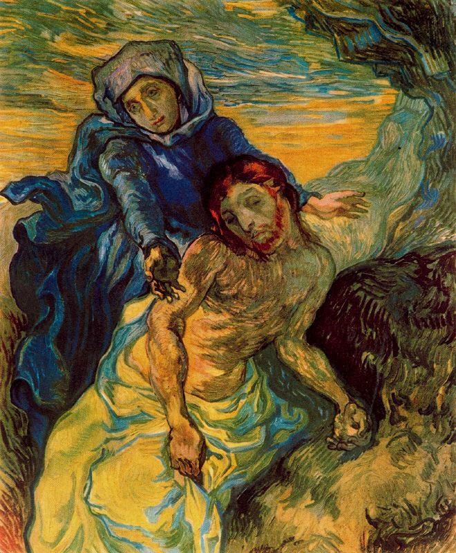 La piedad Van Gogh 1889